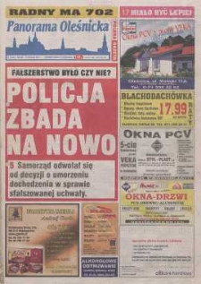Panorama Oleśnicka: tygodnik Ziemi Oleśnickiej, 2004, nr 13 (883)
