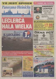 Panorama Oleśnicka: tygodnik Ziemi Oleśnickiej, 2004, nr 23 (893)