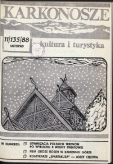 Karkonosze: Kultura i Turystyka, 1988, nr 11 (135)