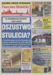 Panorama Oleśnicka: tygodnik Ziemi Oleśnickiej, 2004, nr 34 (904)