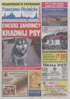 Panorama Oleśnicka: tygodnik Ziemi Oleśnickiej, 2004, nr 37 (907)