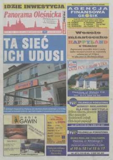 Panorama Oleśnicka: tygodnik Ziemi Oleśnickiej, 2004, nr 56 (926)