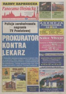 Panorama Oleśnicka: tygodnik Ziemi Oleśnickiej, 2004, nr 60 (930)