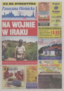 Panorama Oleśnicka: tygodnik Ziemi Oleśnickiej, 2004, nr 71 (941)