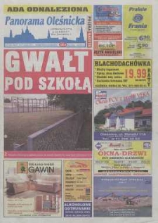 Panorama Oleśnicka: tygodnik Ziemi Oleśnickiej, 2004, nr 77 (947)
