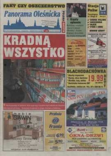 Panorama Oleśnicka: tygodnik Ziemi Oleśnickiej, 2004, nr 87 (957)