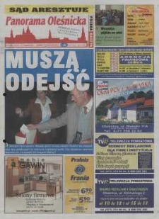 Panorama Oleśnicka: tygodnik Ziemi Oleśnickiej, 2004, nr 90 (960)