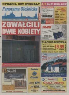 Panorama Oleśnicka: tygodnik Ziemi Oleśnickiej, 2004, nr 99 (969)