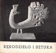 Rękodzieło i sztuka - folder [Dokument życia społecznego]