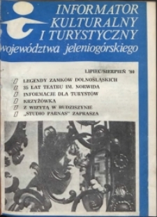 Informator Kulturalny i Turystyczny Województwa Jeleniogórskiego, 1980, nr 7-8
