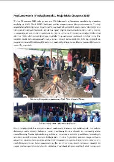 Podsumowanie IV edycji projektu Moja Mała Ojczyzna 2013 [Dokument elektroniczny]