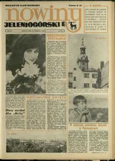 Nowiny Jeleniogórskie : magazyn ilustrowany ziemi jeleniogórskiej, R. 15, 1972, nr 38 (749)