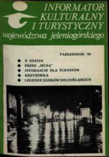 Informator Kulturalny i Turystyczny Województwa Jeleniogórskiego, 1980, nr 10
