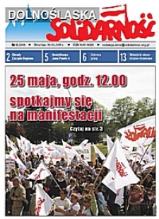 Dolnośląska Solidarność, 2011, nr 5 (309)