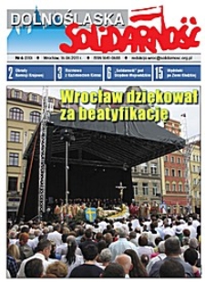 Dolnośląska Solidarność, 2011, nr 6 (310)