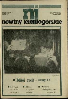 Nowiny Jeleniogórskie : tygodnik PZPR, R. 30, 1987, nr 40 (1201!)