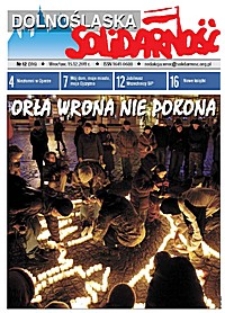 Dolnośląska Solidarność, 2011, nr 12 (316)