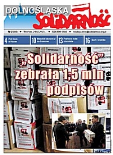 Dolnośląska Solidarność, 2012, nr 2 (318)