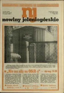 Nowiny Jeleniogórskie : tygodnik PZPR, R. 31, 1988, nr 35 (1550!)