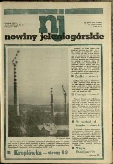 Nowiny Jeleniogórskie : tygodnik PZPR, R. 31, 1988, nr 45 (1532!)