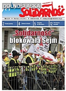 Dolnośląska Solidarność, 2012, nr 5 (321)
