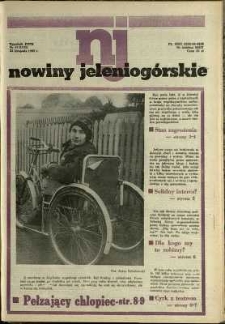 Nowiny Jeleniogórskie : tygodnik PZPR, R. 31, 1988, nr 47 (1532!)