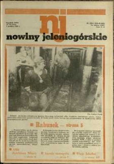 Nowiny Jeleniogórskie : tygodnik PZPR, R. 31, 1988, nr 49 (1534!)