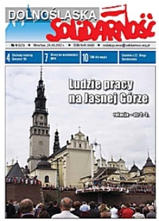 Dolnośląska Solidarność, 2012, nr 9 (325)