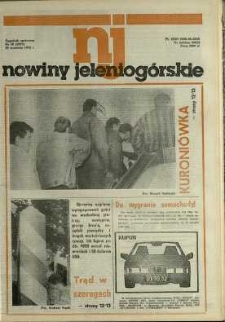 Nowiny Jeleniogórskie : tygodnik społeczny, [R. 35], 1992, nr 40 (1694!)