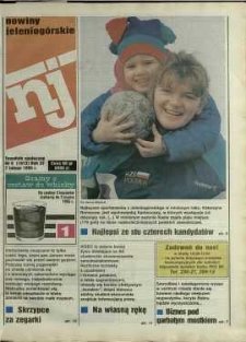 Nowiny Jeleniog&oacute;rskie : tygodnik społeczny, R. 37, 1995, nr 6 (1813)