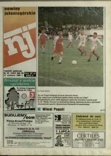 Nowiny Jeleniog&oacute;rskie : tygodnik społeczny, R. 38!, 1995, nr 26 (1933!)