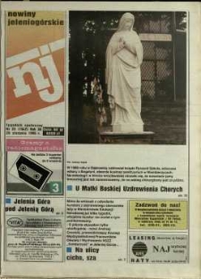 Nowiny Jeleniog&oacute;rskie : tygodnik społeczny, R. 38!, 1995, nr 35 (1942!)