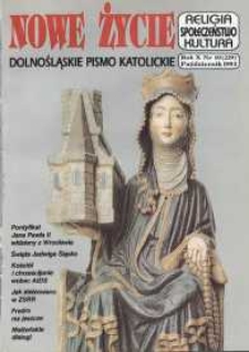 Nowe Życie: dolnośląskie pismo katolickie: religia, kultura, społeczeństwo, 1993, nr 10 (229)