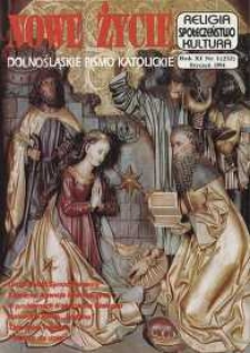Nowe Życie: dolnośląskie pismo katolickie: religia, kultura, społeczeństwo, 1994, nr 1 (232)