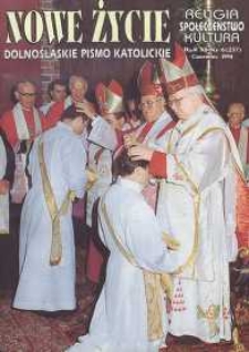 Nowe Życie: dolnośląskie pismo katolickie: religia, kultura, społeczeństwo, 1994, nr 6 (237)