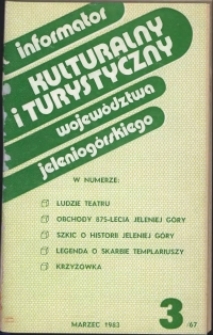 Informator Kulturalny i Turystyczny Województwa Jeleniogórskiego, 1983, nr 3