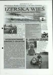 Izerska Wieś : Biuletyn Rady Gminy i Wójta Gminy, 2005, nr 14