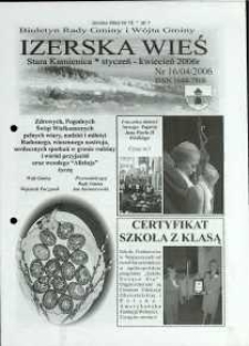 Izerska Wieś : Biuletyn Rady Gminy i W&oacute;jta Gminy, 2006, nr 16