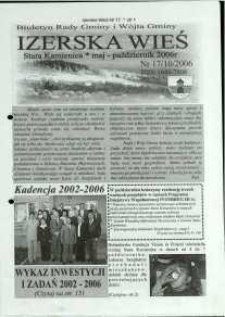 Izerska Wieś : Biuletyn Rady Gminy i Wójta Gminy, 2006, nr 17