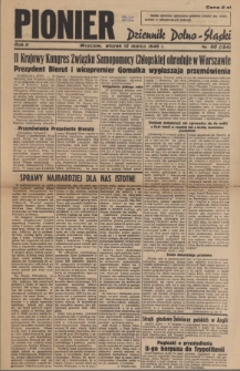 Pionier : Dziennik Dolno-Śląski, R. 2, 1946, nr 60 (164)