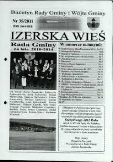 Izerska Wieś : Biuletyn Rady Gminy i Wójta Gminy, 2011, nr 35