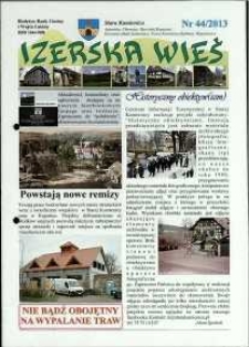 Izerska Wieś : Biuletyn Rady Gminy i Wójta Gminy, 2013, nr 44