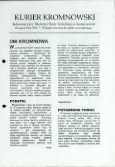 Kurier Kromnowski. Informacyjny Biuletyn Rady Sołeckiej w Kromnowie, 2007, nr 6