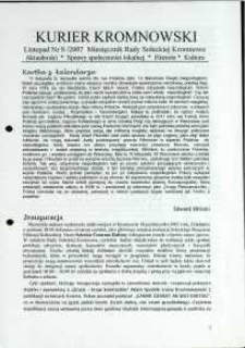 Kurier Kromnowski. Miesięcznik Rady Sołeckiej Kromnowa, 2007, nr 8