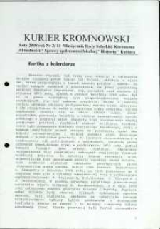 Kurier Kromnowski. Miesięcznik Rady Sołeckiej Kromnowa, 2008, nr 2 (11)