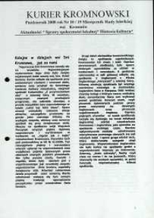 Kurier Kromnowski. Miesięcznik Rady Sołeckiej Wsi Kromnów, 2008, nr 10 (19)