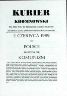 Kurier Kromnowski. Miesięcznik Sołectwa Kromnów, 2009, nr 6 (27)
