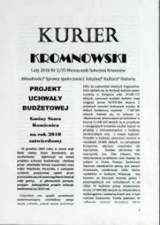 Kurier Kromnowski. Miesięcznik Sołectwa Kromnów, 2010, nr 2 (35)