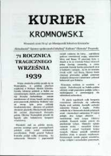 Kurier Kromnowski. Miesięcznik Sołectwa Kromnów, 2010, nr 9 (42)