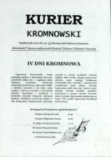Kurier Kromnowski. Miesięcznik Sołectwa Kromnów, 2010, nr 10 (43)